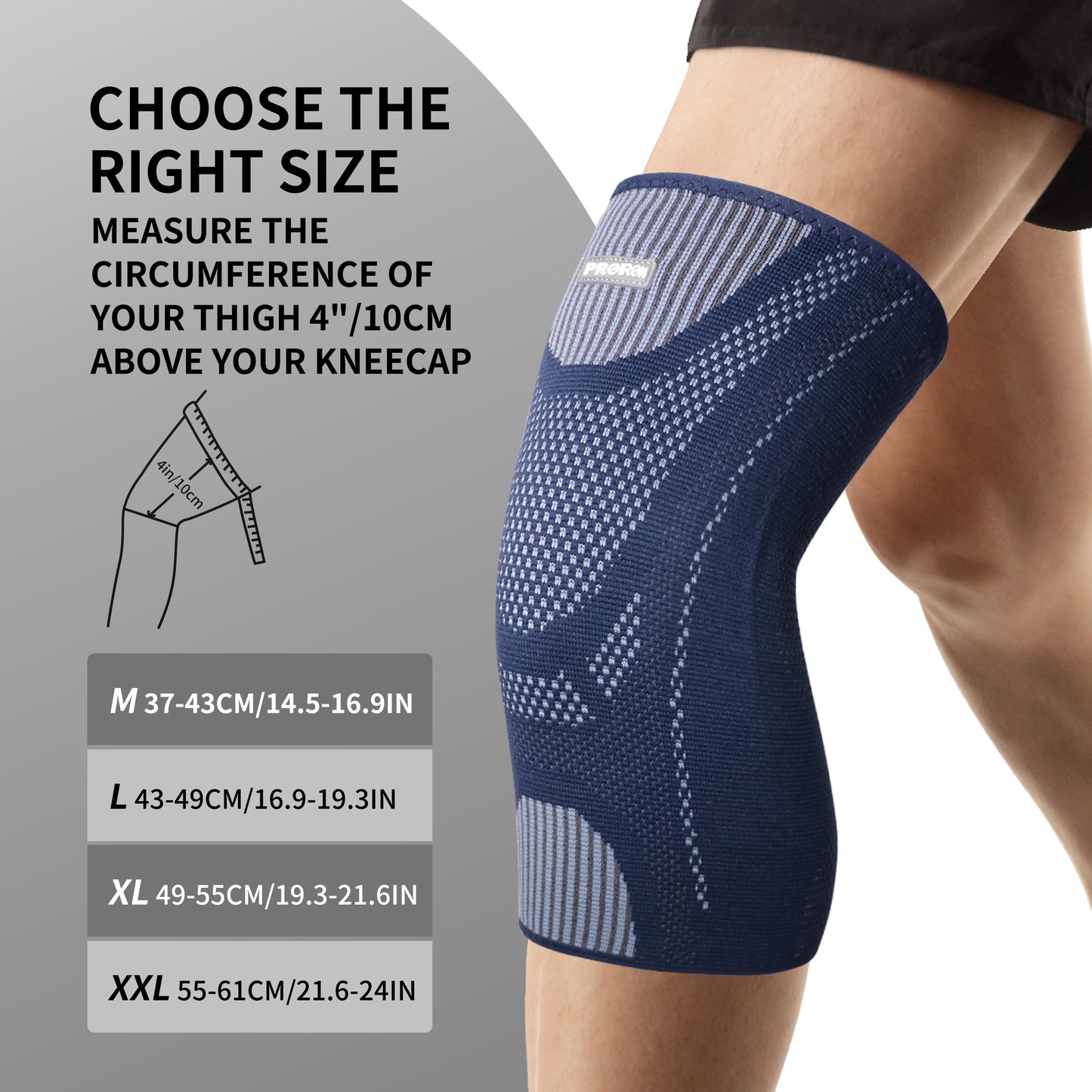 Knee Braces, Knee Compression Sleeves for Running,Workout