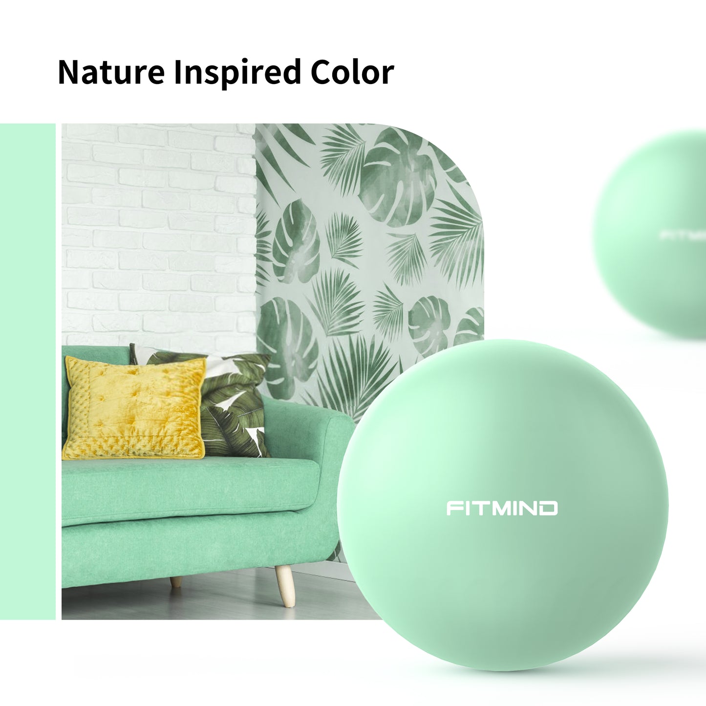 Pilates Ball, Small Exercise Ball - 25cm