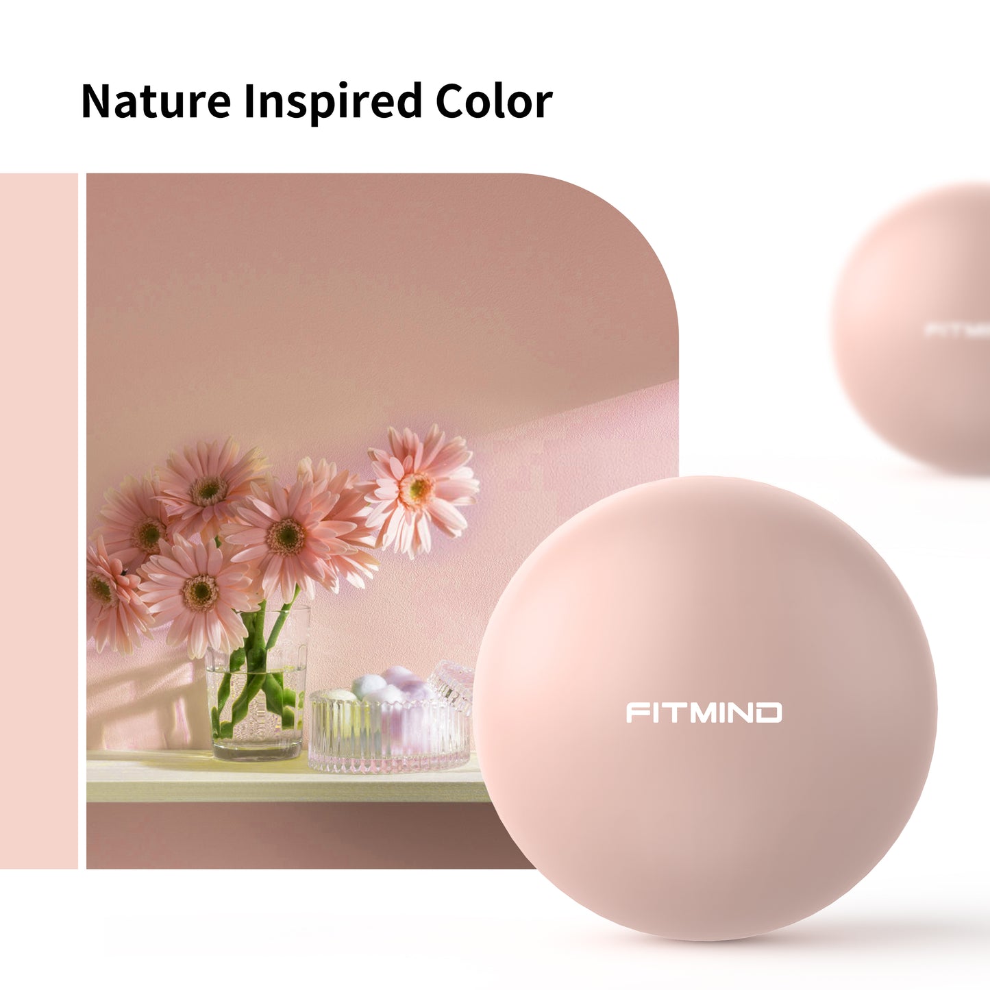 Pilates Ball, Small Exercise Ball - 25cm