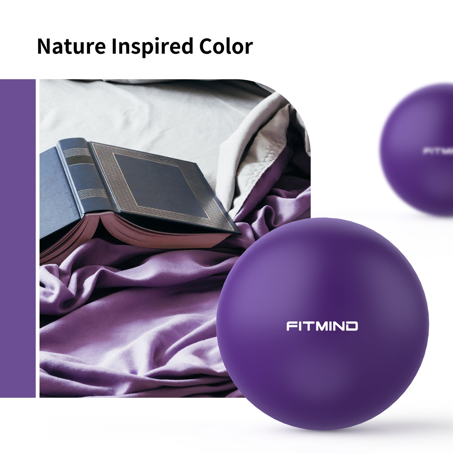 Pilates Ball, Small Exercise Ball - 25cm