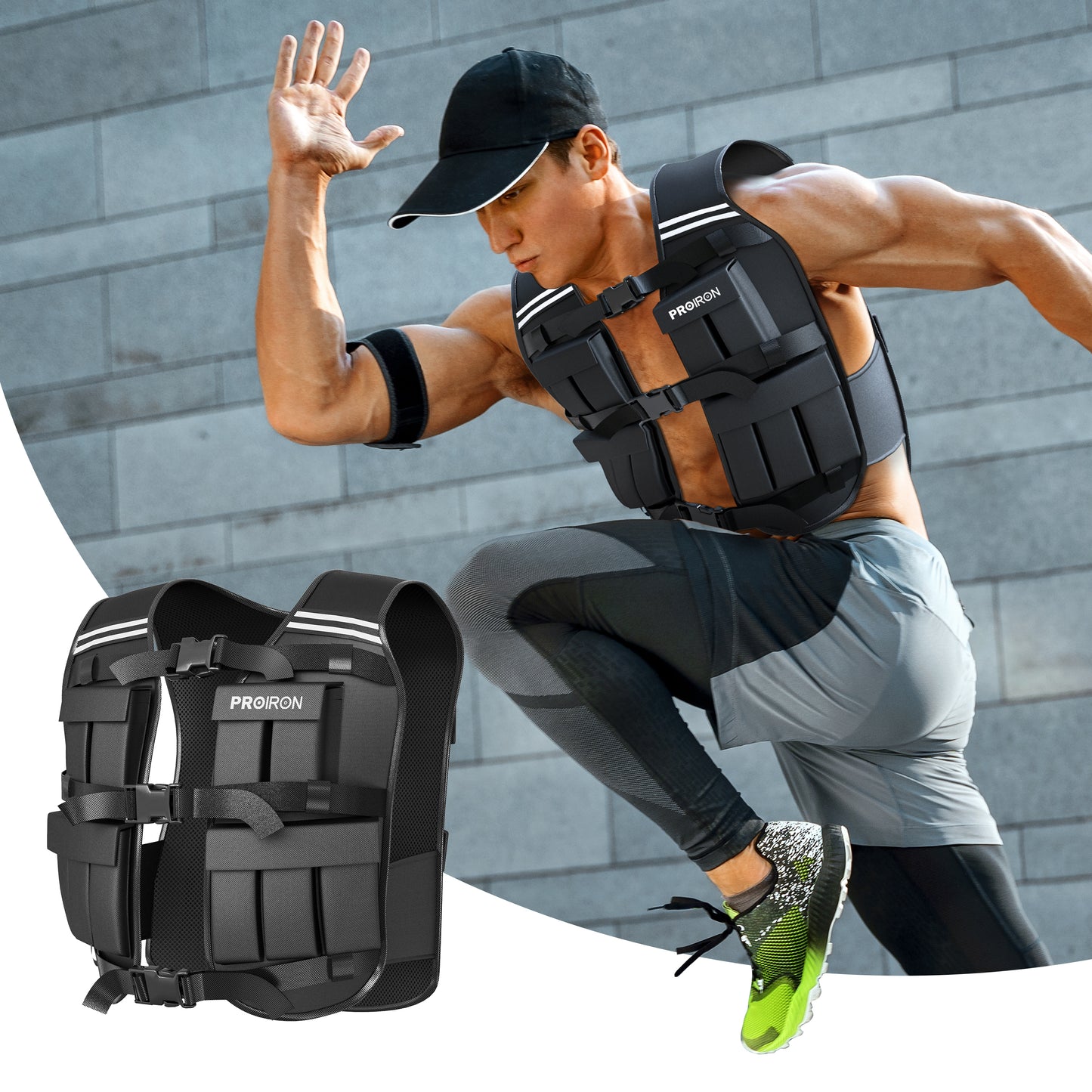 Adjustable Weighted Vest 22LB/44LB
