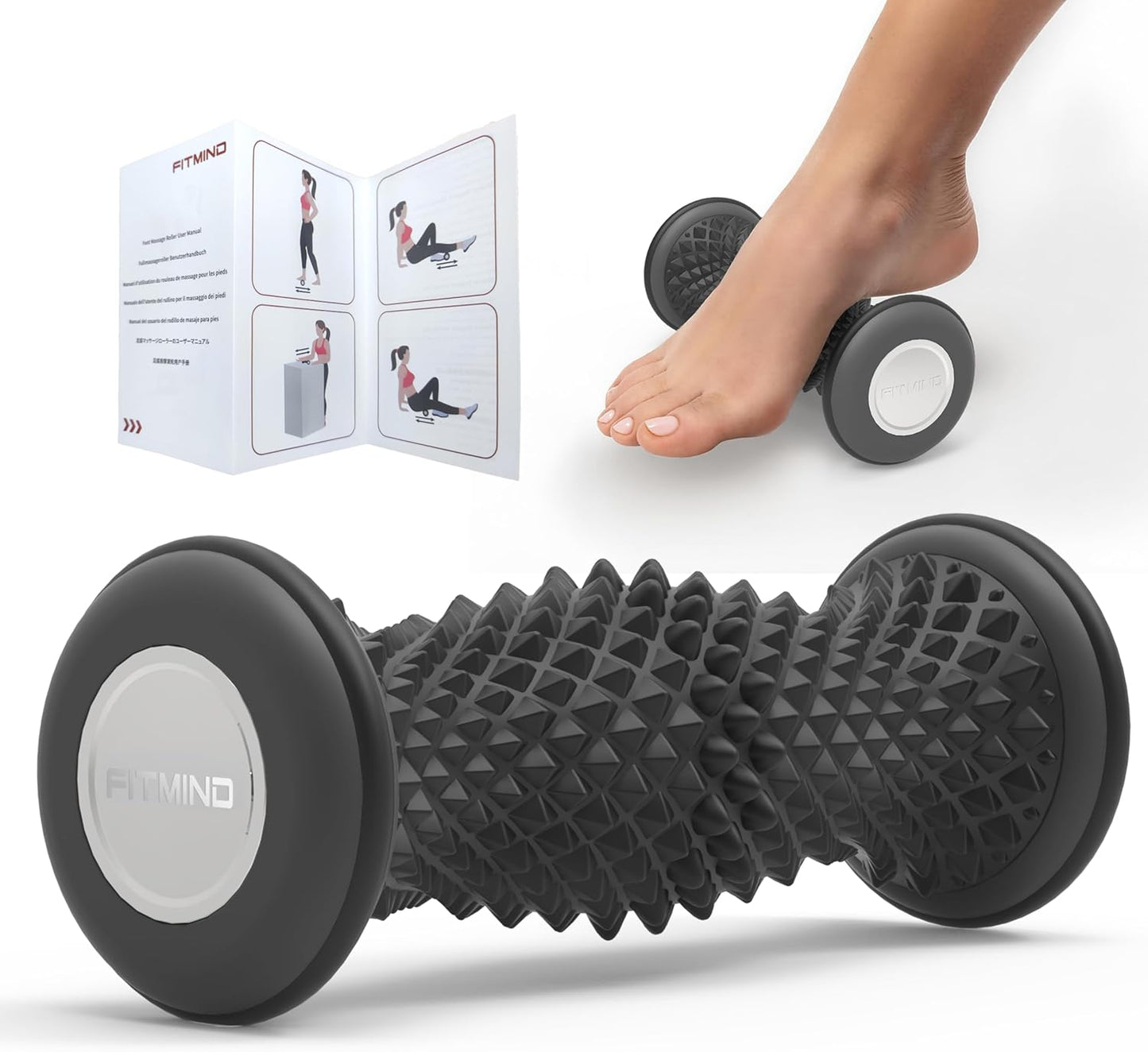 Foot Roller Massager for Plantar Fasciitis, Arch and Heel Pain Relief