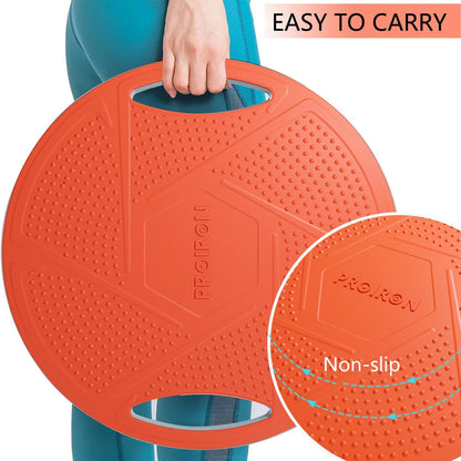 Wobble Balance Board, Stability Board, Orange/Gray