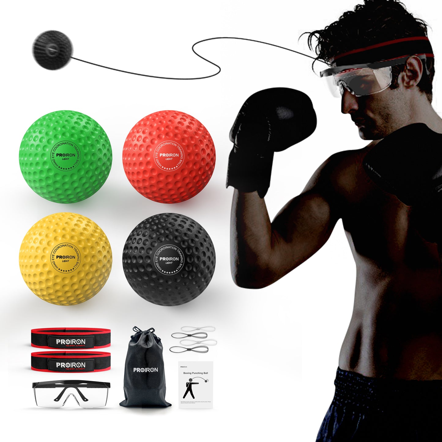 Boxing Reflex Ball for Reaction and Punch Speed Training