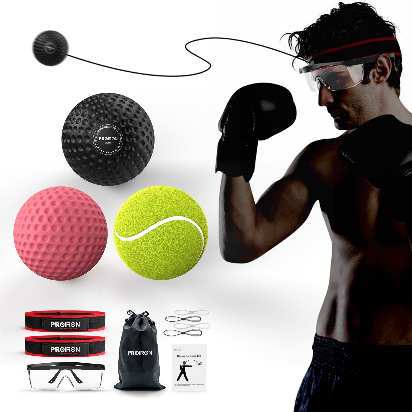 Boxing Reflex Ball for Reaction and Punch Speed Training